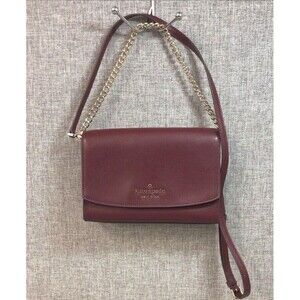 Kate Spade Carson Convertible Crossbody Purse Convertible Bag Plum Purple